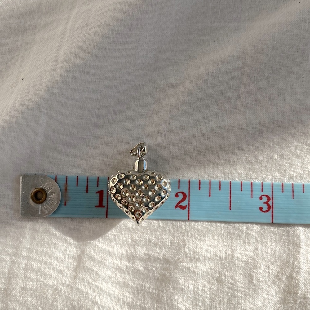 Memorial necklace. You can keep your loved ones ashes with you…